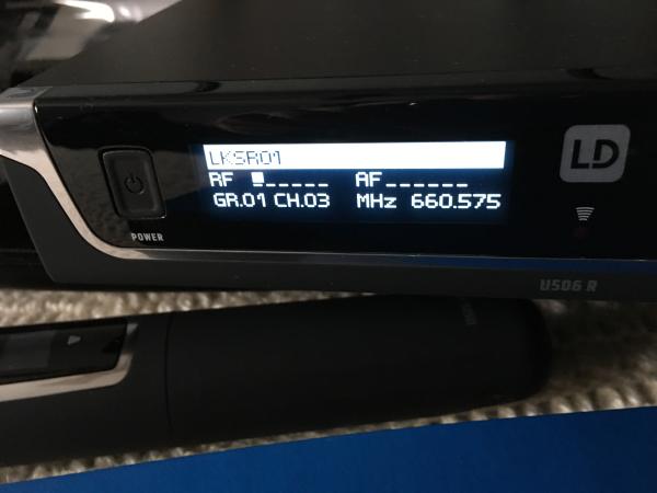 Vermietung Handsender LD Systems 500er Serie UHF dynamisches Funkmikrofon