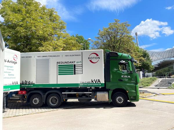 4-Miet / Leih USV System im Container Outdoor
