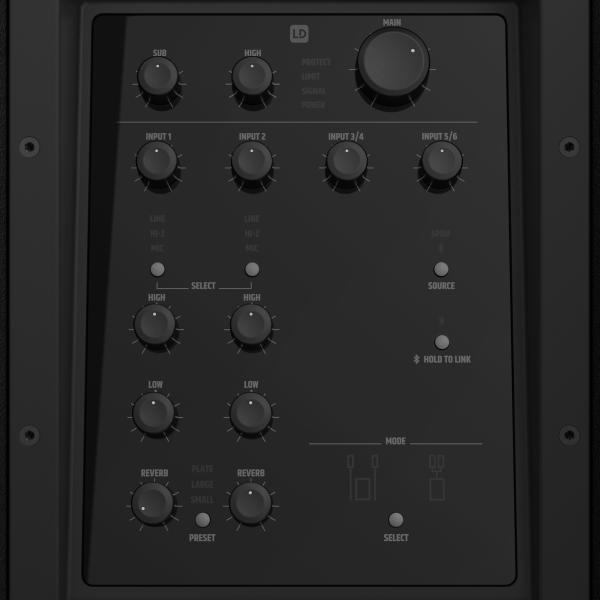4-PA-Anlage / 4000W Peak / Bluetooth-Verbindung