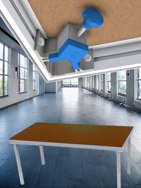 Bühnenpodest, Bühnenelement für 2x1m Bühne