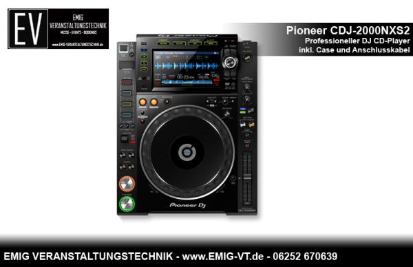 Pioneer CDJ-2000 Nexus2, CDJ2000nxs2, CD-Spieler, CD-Player,