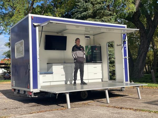Messe & Promotionen Trailer f&uuml;r Roadshow, Kampagne, Wahlkampf, Kundgebung, Messen und andere Events