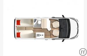 2-Wohnmobil Bürstner Campeo C600