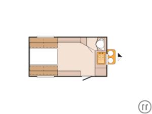 2-Wohnwagen Knaus Deseo