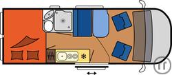 2-Wohnmobil Hobby Vantana K60 FT