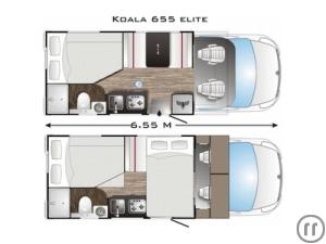 2-Wohnmobil  RIMOR Koala Elite 655