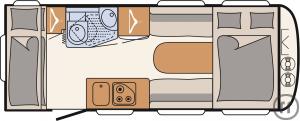 2-Wohnwagen Dethleffs Dethleffs C'Joy 480 QLK 6