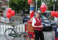 1-Dampf Velo Luftballonstand