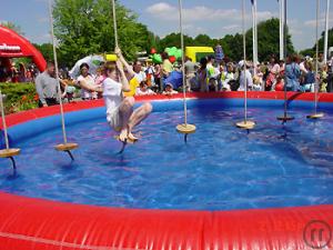 1-Fun Hangeln incl. aufbl. Pool / Wasserspiele / Teamsport / Action Games