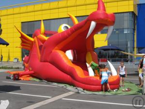 1-Dragon Slide / Hüpfburg / Springburg / Riesenrutsche / Luftrutsche