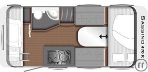 Wohnwagen LMC Sassino 470 K