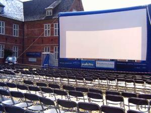 1-AIR SCREEN, 12 x 6 Meter Bildwandfläche