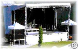 2-Showbühne 8x6m komplett mit Technik für Ihr Event Köln, Bonn, Ruhrgebiet, Gummersbach