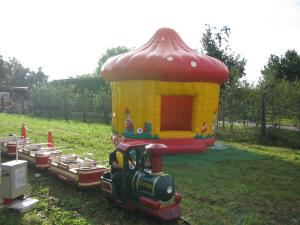 5-Hüpfburg ~ Fliegenpilz ~ Springburg ~ hüpfen ~ mieten