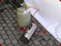 Zeltheizung klein mit 11 KW Leistung