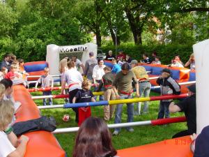 2-Human Footballtable / Riesenkicker / Fussballkicker / Menschenkicker / Fussballfeld / Humankicker