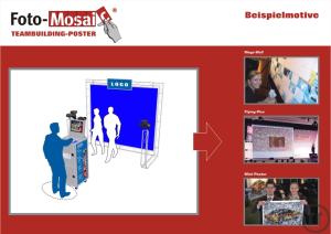 1-FOTO-MOSAIC® UNITE YOUR GUESTS! TEAMBUILDING-POSTER