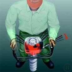 2-STIHL-Erdbohrgerät bis Ø 300 mm