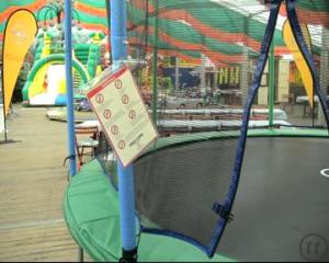 4-Trampolin FUNRING mit Sicherheitsnetz 4,20 m für Kinder & Erwachsene die sich sportlich ...