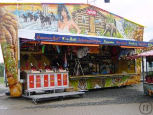 Schiesswagen Jagdhütte Wilde Jagd, Herz und Medaillenschiessen Sportarmbrust Kanonenball