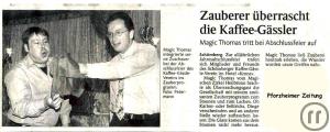 3-Zauberer Magier Zauberkünstler + Ballonkünstler MAGIC THOMAS für jeden Geburtstag ...