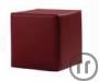 1-Sitzwürfel - Rot, Sitzcube, Cube, Loungemöbel
