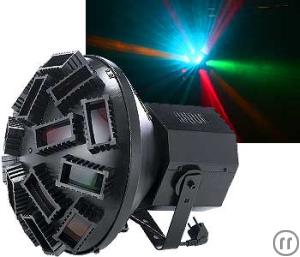 2-2x ZIG ZAG Z-20 Strahleneffekt LED, Musikgesteuert für Ihre Party!