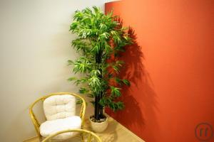 1-Kunstpflanze Bambus Höhe 180cm