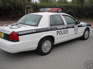 4-US Police Car / Original amerikanischer Polizeiwagen für Film/Foto/Events/Promotion