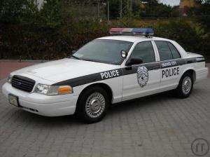 US Police Car / Original amerikanischer Polizeiwagen für Film/Foto/Events/Promotion