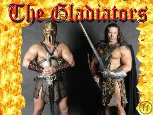 4-Gladiatorenshow mit Schwertkampf
