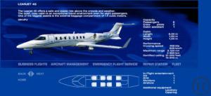 3-Learjet 45 XR - Mieten Sie diesen Business Jet für 8 Personen.