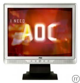 AOC 19’’ TFT (1280x1024) 8ms Reaktionszeit! Monitor Bildschirm Display
