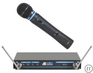 1-Funkmikrofon / Handsender DB TECHNOLOGIES PU 901 MD - Vocal set Funkmikro- mit Beyerdynamic TG-X 55