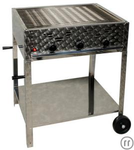 Grill, Gasgrill 12 KW, Grillfläche: 64 x 52 cm