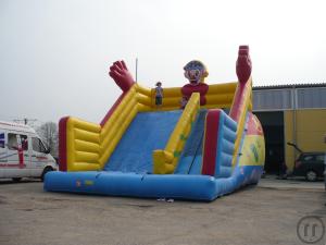 2-RIESENRUTSCHE Clown - aufblasbare Riesenrutsche für Ihr Event