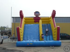 3-RIESENRUTSCHE Clown - aufblasbare Riesenrutsche für Ihr Event
