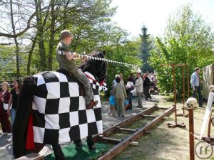 2-Ritter Event Ritterspiele Marktstände Ritterrüstung