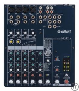 Kleinmischpult Kleiner Mixer 8 Kanal Mischpult YAMAHA MG 82 CX 16 Programme digitale Effektsektion