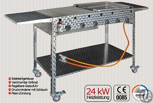 Gasgrill - Grill - Pfanne - Gasgrillwagen - BBQ in XXL