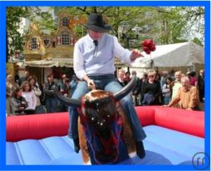 6-Rodeo-Reit-Simulator/Bullriding. Ob Bulle, Auspuff, Dose oder Western Style