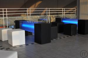 3-Lounge Tisch, Plexiglas Tisch