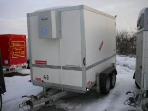 Kühlanhänger 43 / Cooltrailer 25 30 17 Frischdienstkühlanhänger mit Kühlaggregat 220 Volt Standkühl