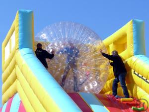 2-Zorb Walk inkl. Megarutsche & Personal | Power Ball | MEGA Ball