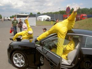 3-Crashtest Dummies - DER Act für Events rund um das Auto