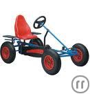 2-Go-Kart Bahn | Tret Go-Karts im Parcour | aufblasbare Rennstrecke 20x10 Meter