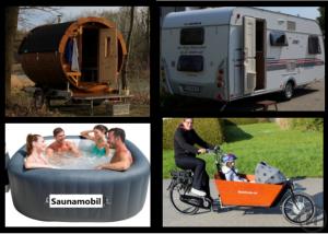 6-WellCAMP Wohnwagen mieten, 6 Schlafplätze, mit Stockbetten, großem Kühlschrank, T...