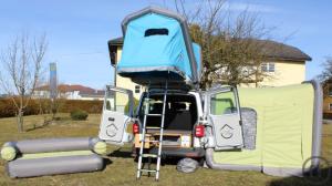 1-WellCAMP Wohnmobil Camper Bulli VW Bus T6 lang, bis 6 Personen mit Allrad, Navi,…