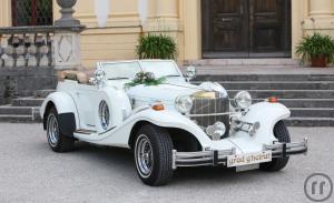 2-Oldtimer: Imperial, Excalibur als Hochzeitsauto
Hummer 2-Stretchlimousine in weiß