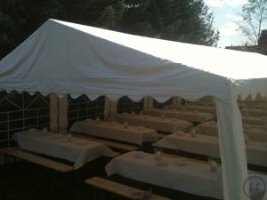 5-Festzelt - Partyzelt - Zelt - Gartenzelt 5 x 10m auf Wunsch mit Boden u. Ausstattung